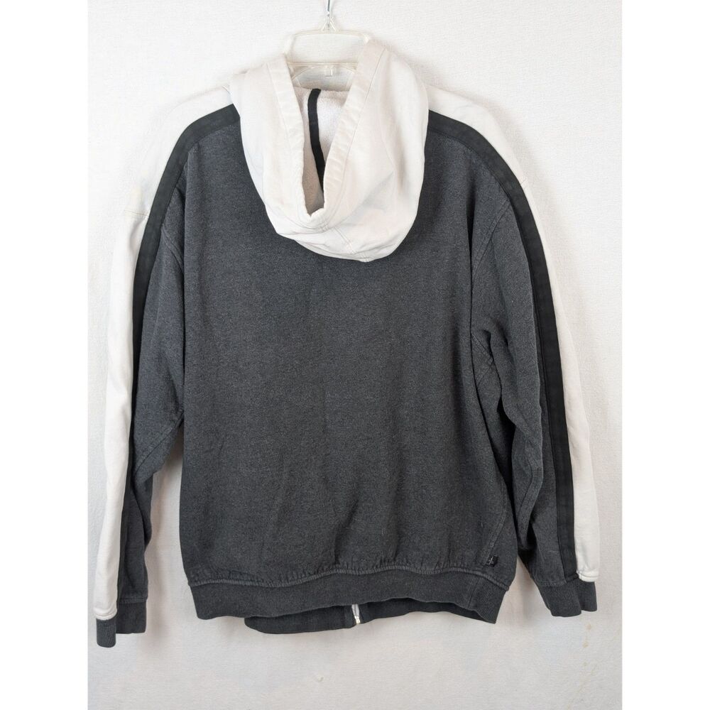 Y2K Sean John Full Zip Hooded Sweater Grey , Black and White Men's Size 3XL - Picture 14 of 16